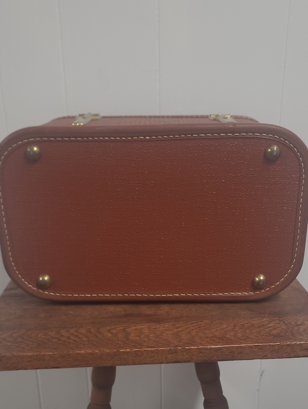 Starline Vintage Lady Baltimore Luggage Train/ Make-up Case w/Gold Tone Hardware - Picture 10 of 16
